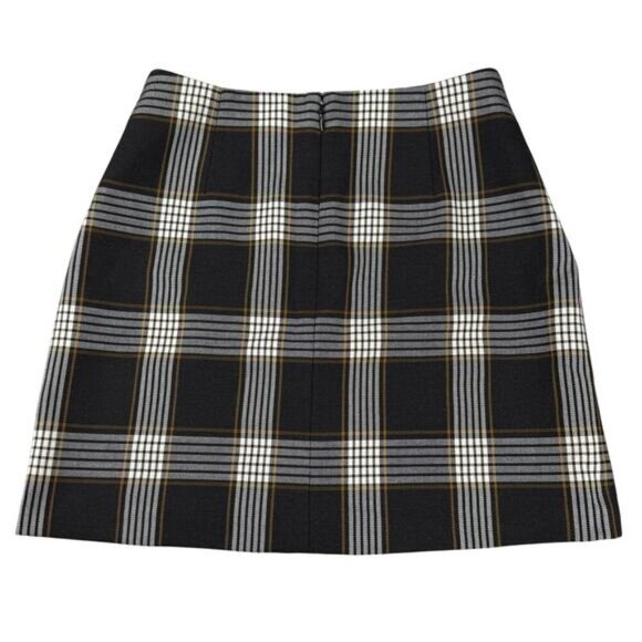 SUNDAY BEST Aritzia Mandy High-Rise Mini Skirt Sz 0 Plaid - Picture 6 of 6